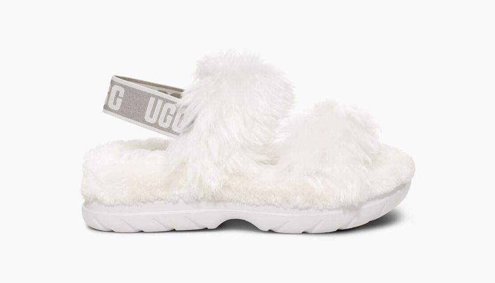 Ugg Slippers Canada - Ugg Women's Fluff Sugar White